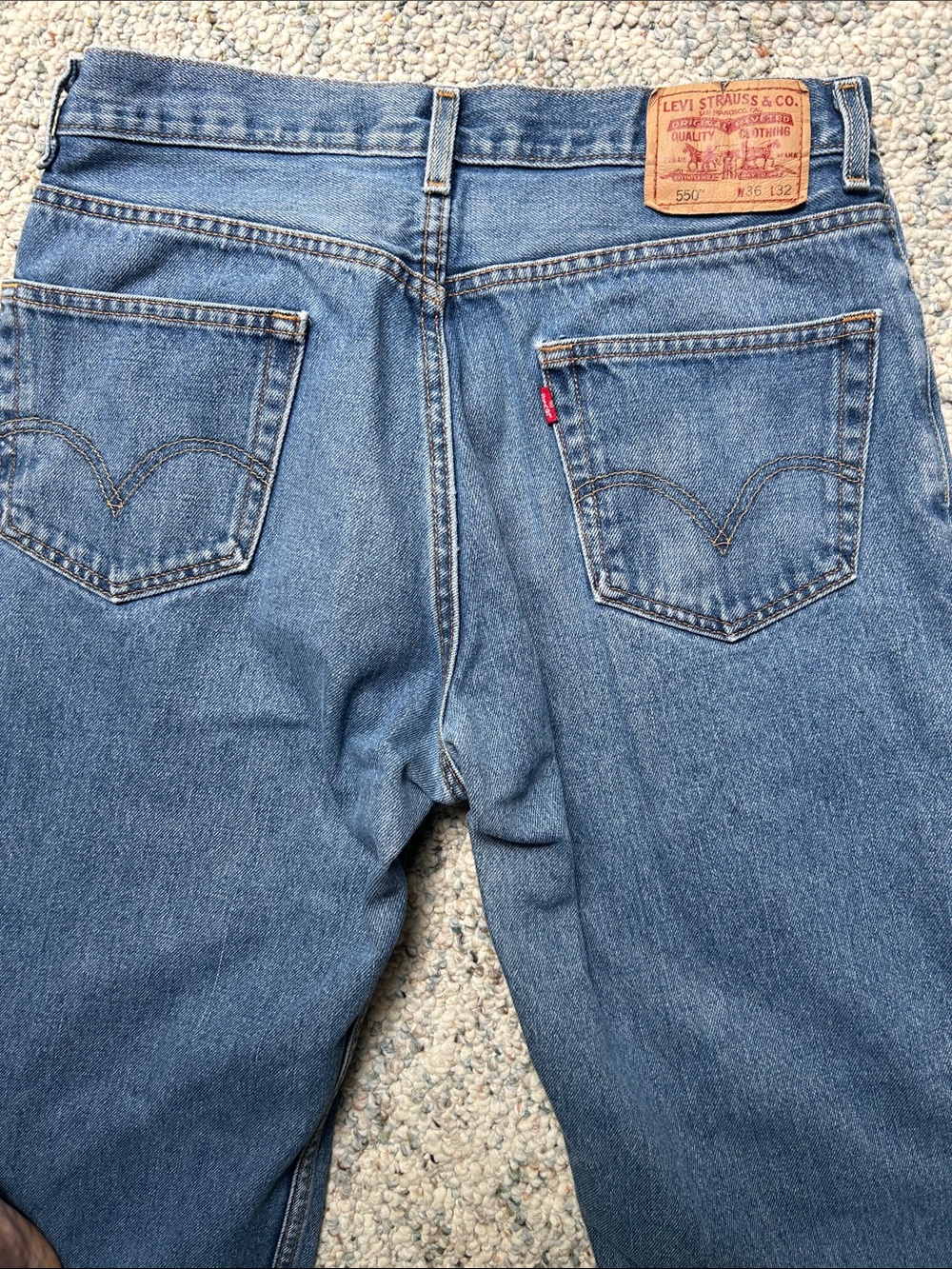 Vintage Y2K 550 Levis 36X32 Relaxed Fit